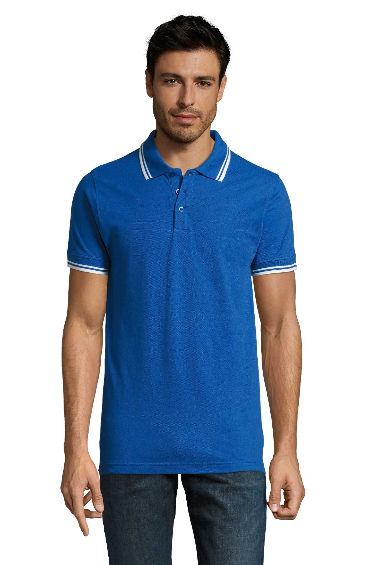 HOMBRES DE PASADENA - 913 - Azul real / Blanco