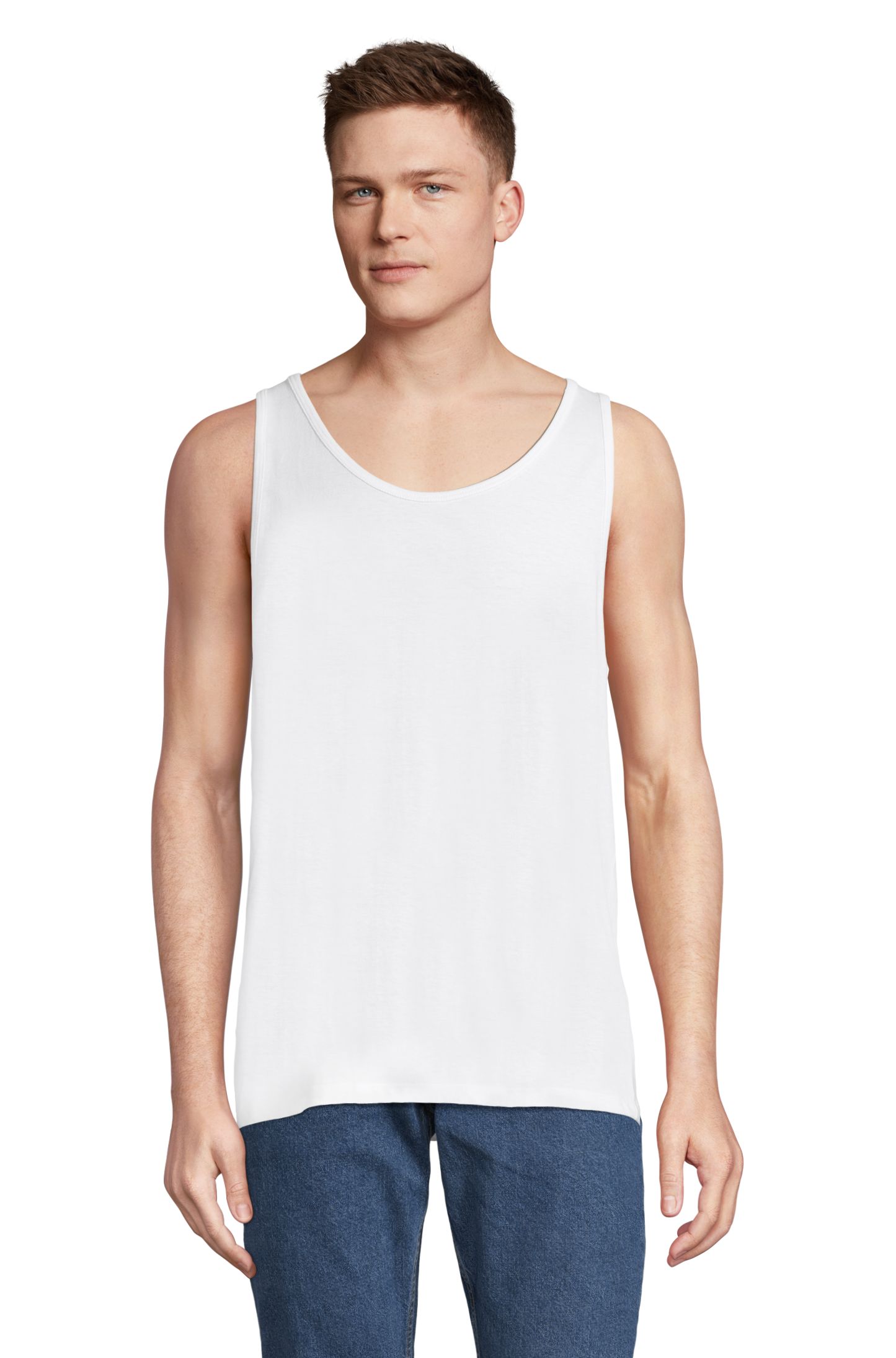 Camiseta sin mangas unisex CRUSADER TT - 102 - Blanco