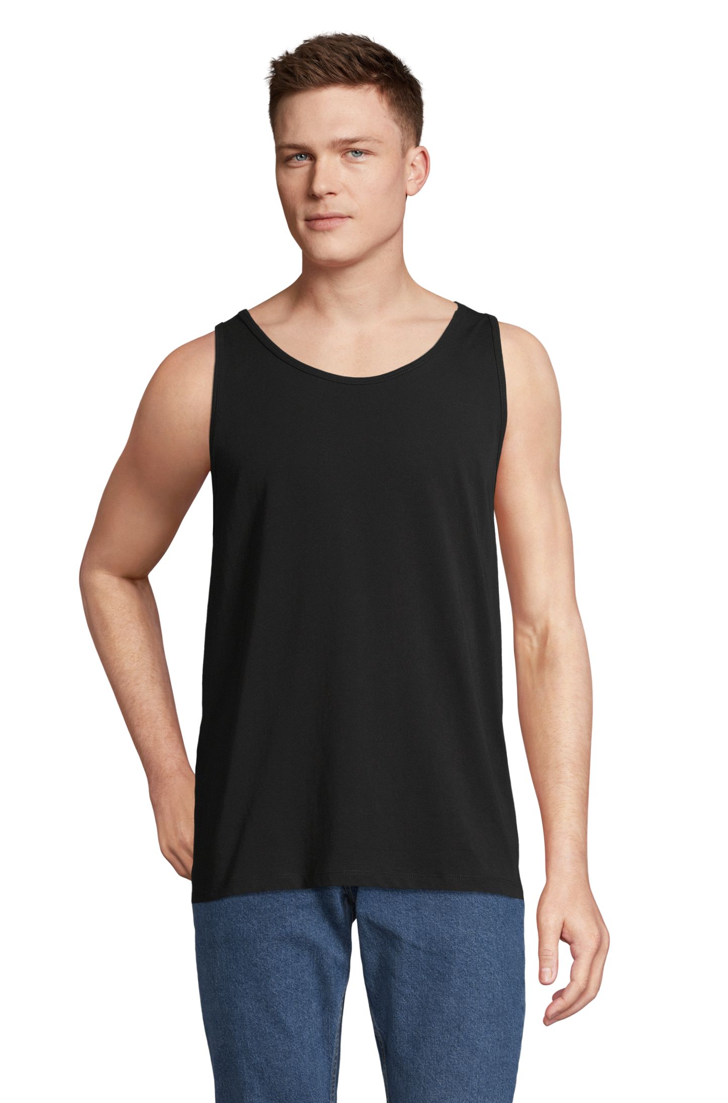 Camiseta sin mangas unisex CRUSADER TT - 309 - Negro profundo