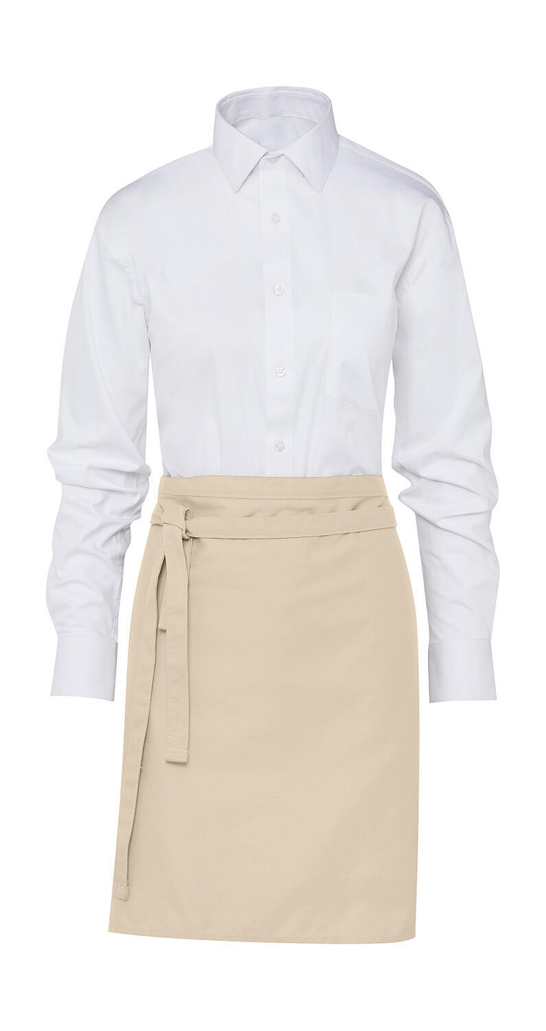 BRUSELAS - Delantal corto de bistró - Natural