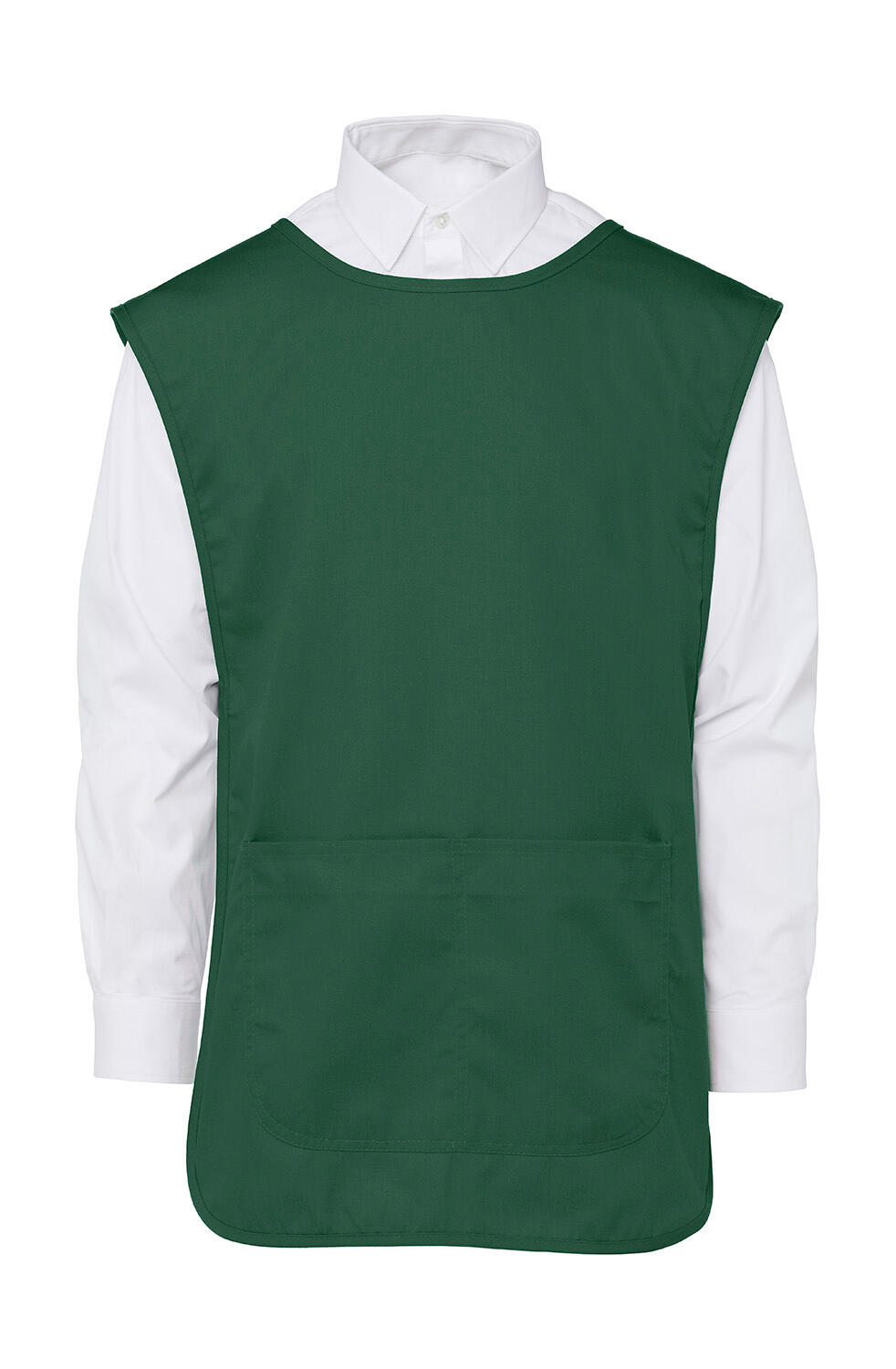 MADRID - Delantal tipo túnica para mujer - Verde botella