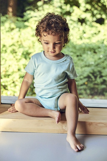 Body de manga corta para bebés