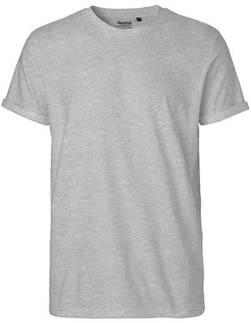 Camiseta de manga enrollable para hombre - Gris Deportivo
