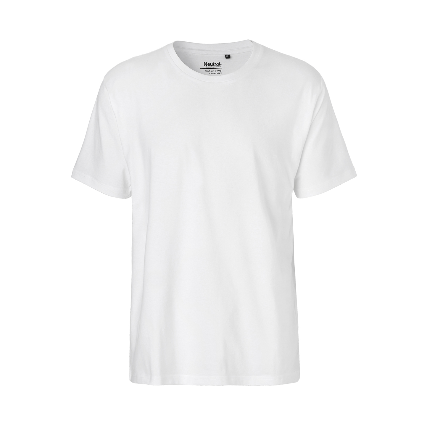 Camiseta de corte masculino - 01 - Blanco OUT3