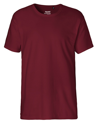 Camiseta de hombre con tejido interlock - Burdeos