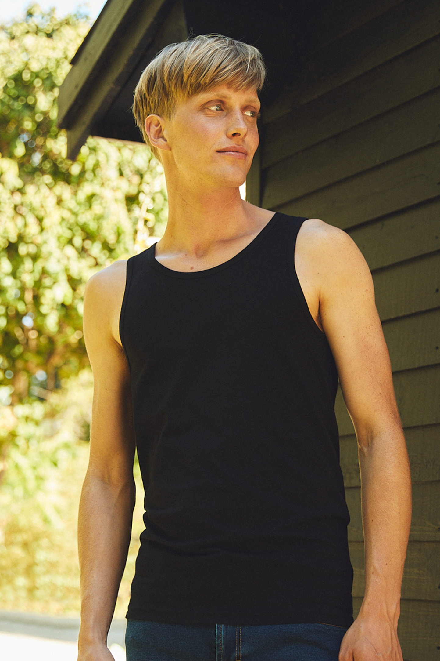 Camiseta sin mangas para hombre