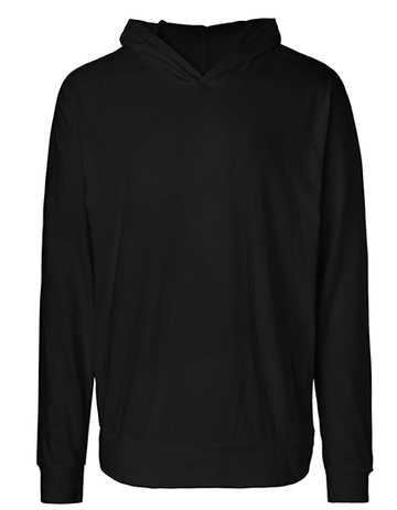 Sudadera con capucha unisex de punto - NEGRO