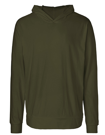 Sudadera con capucha unisex de punto - MILITAR