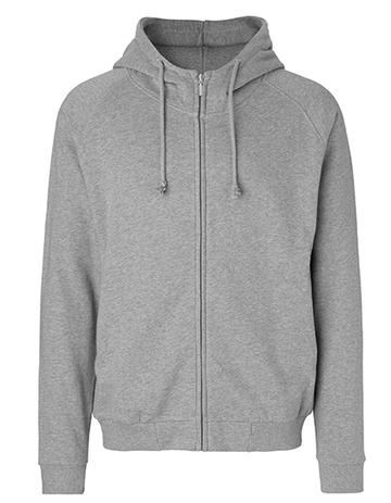 Sudadera unisex con cremallera oculta - Gris Deportivo