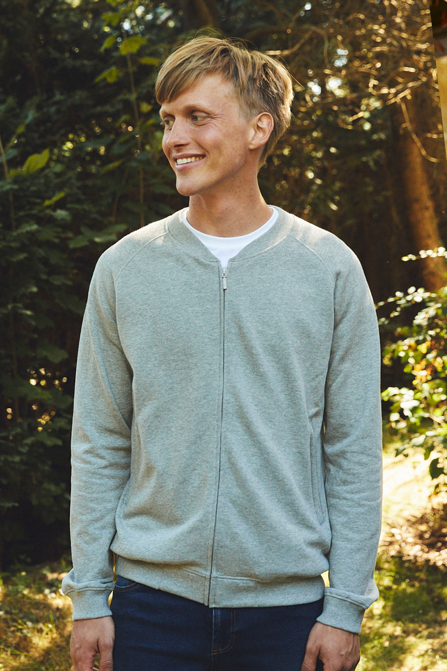 Chaqueta unisex con cremallera