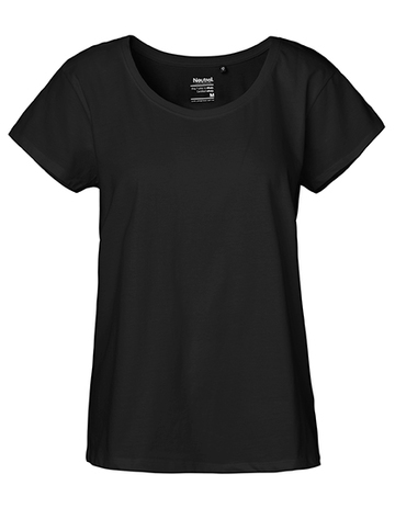 Camiseta de mujer de corte holgado - Negro
