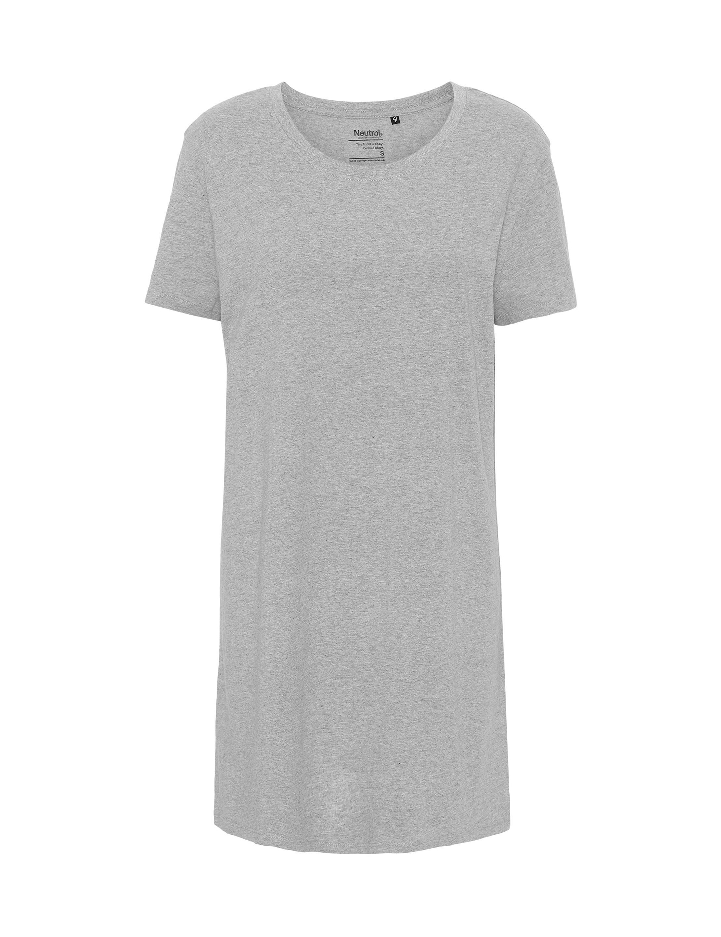 Camiseta larga para mujer - Gris Deportivo
