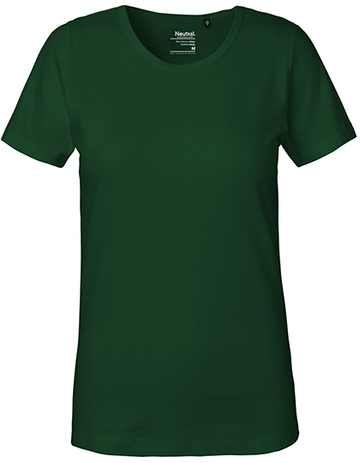 Camiseta de mujer de tejido interlock - Botella Verde