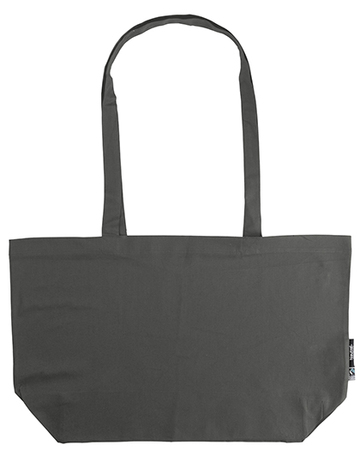 Bolsa de compras con fuelle - 06 - CARBÓN