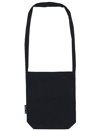 Bolso bandolera de sarga - 03 - NEGRO