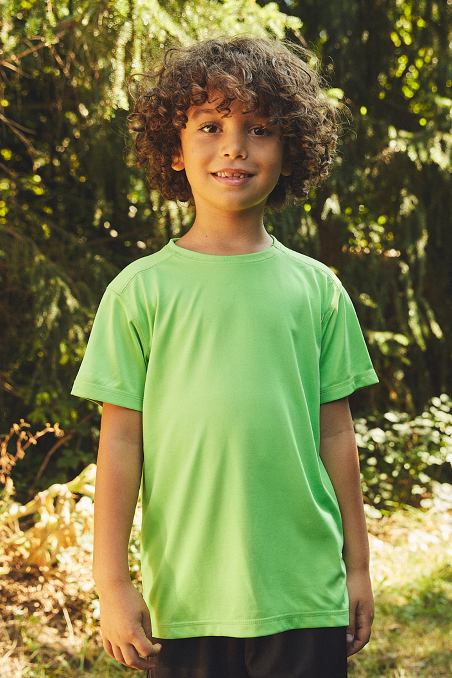 Camiseta infantil de algodón con diseño de tigre