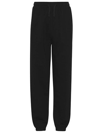 Pantalones deportivos unisex con puños elásticos - Negro