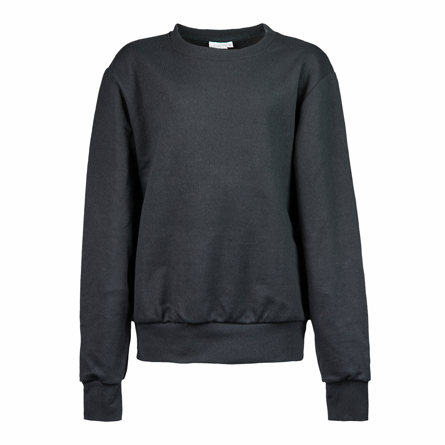 Sudadera French Terry para niños, 70 % algodón/30 % poliéster, 240 g/m², color negro, talla XXS - Negro