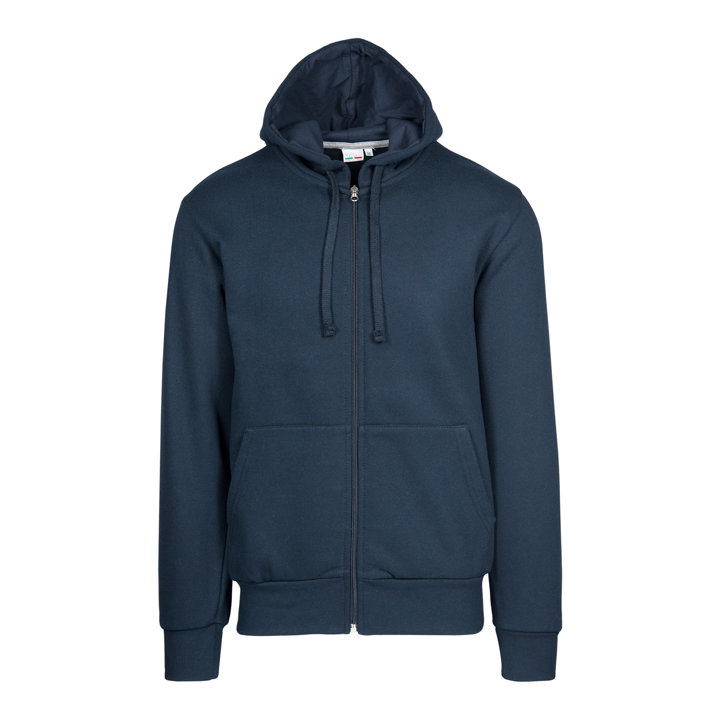 Sudadera infantil con cremallera, 70 % algodón/30 % poliéster, 280 g/m², color negro, talla XXS. - 18 - Azul