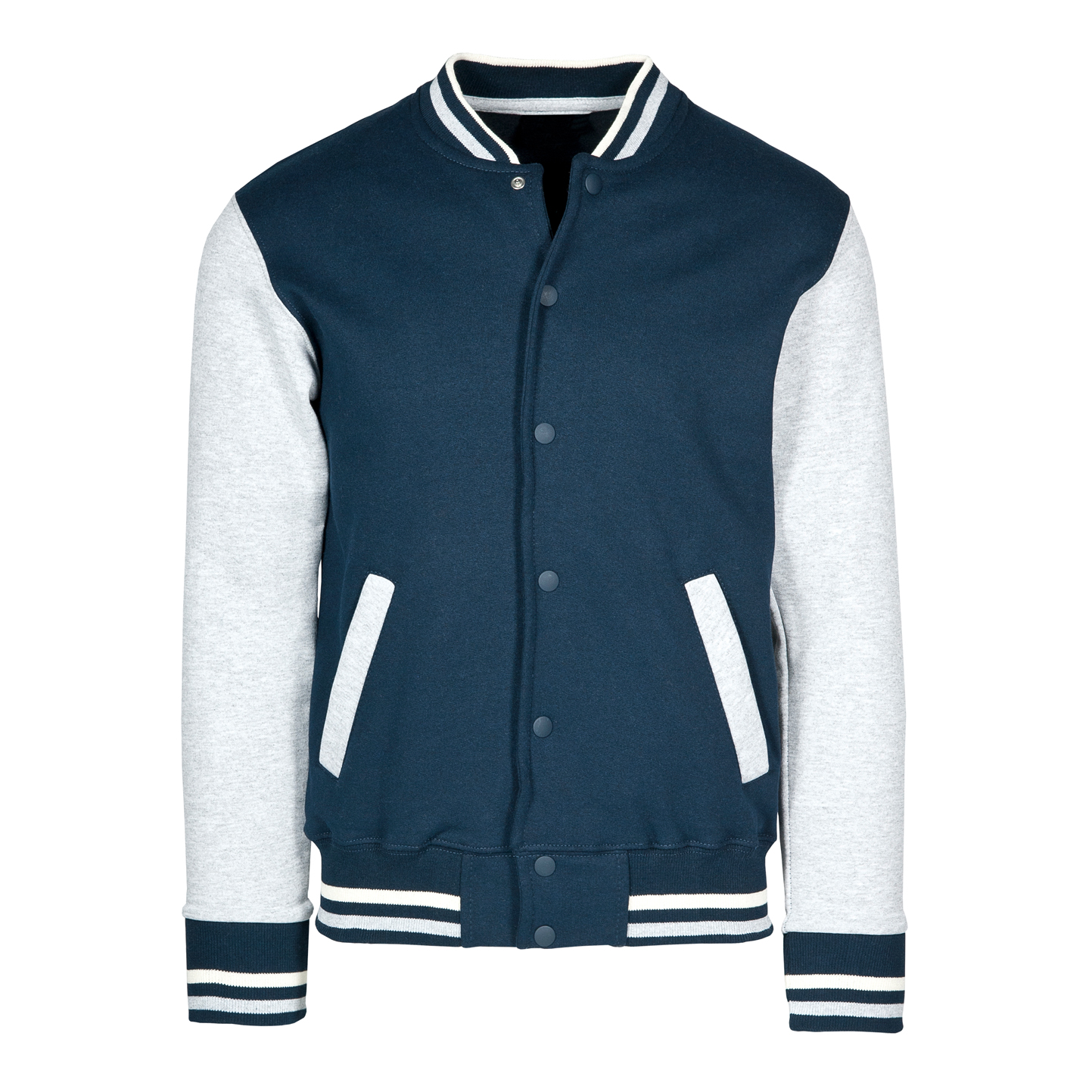 Chaqueta/sudadera infantil estilo Bicol.70/30% algodón/poliéster 300% azul/gris Talla S 5/6 años - Azul/Gris Talla S 5/6 años