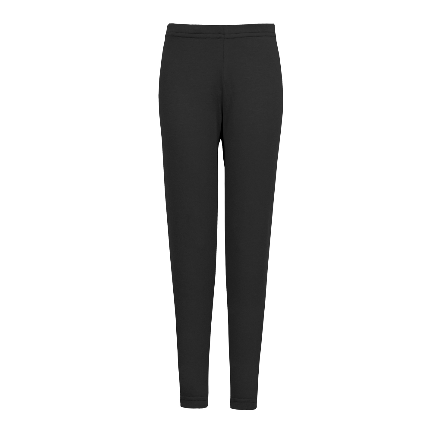 Leggings nuevos para niña, 90 % algodón/10 % elastano, 210 g/m², gris jaspeado claro, talla M/L, 8/10 años. - 12 - Negro
