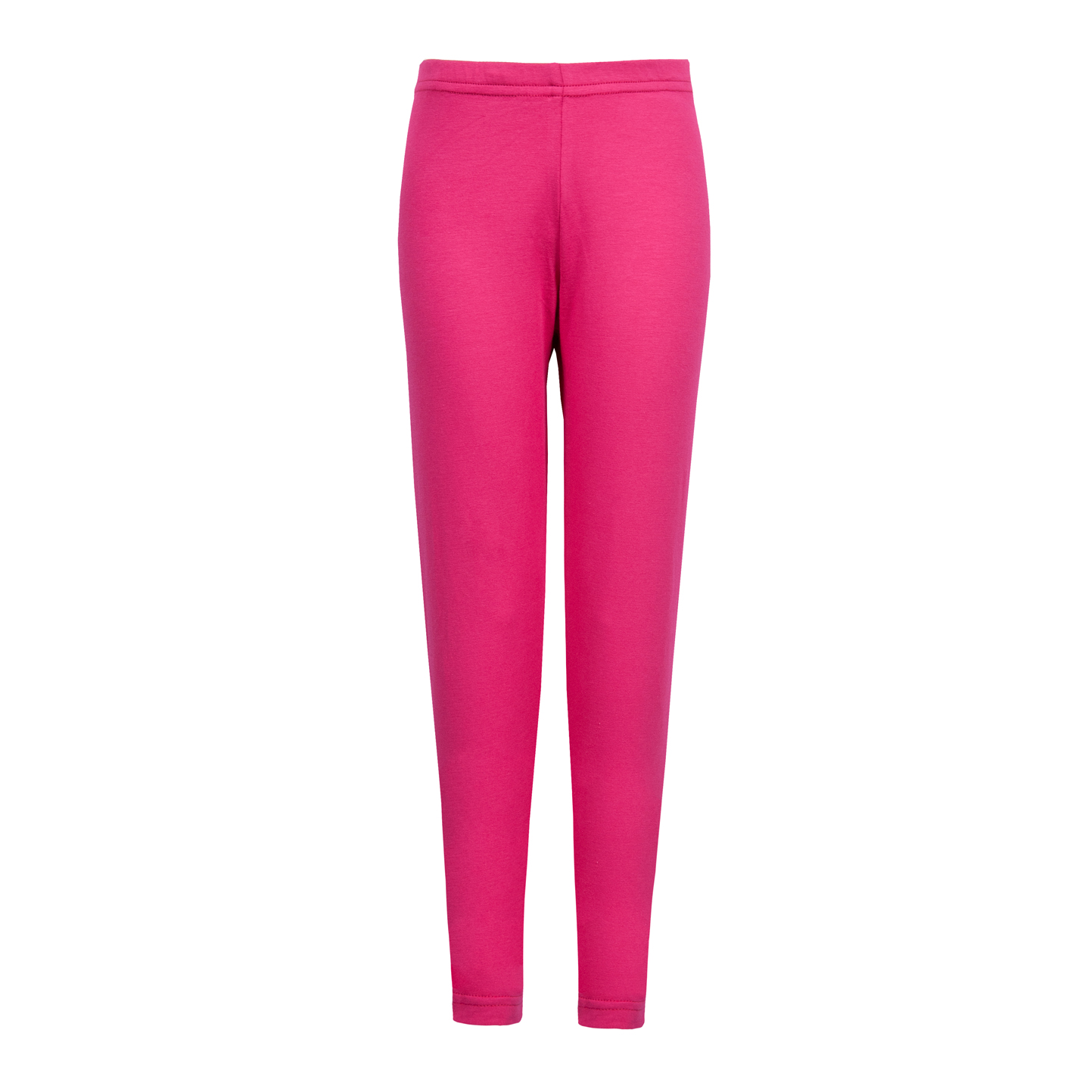 Leggings nuevos para niña, 90 % algodón/10 % elastano, 210 g/m², gris jaspeado claro, talla M/L, 8/10 años. - FU - Fucsia M/L 8/10 años