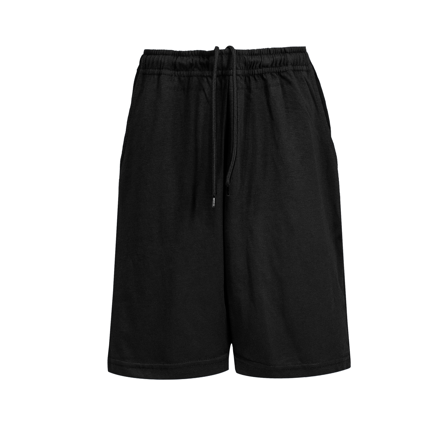 Pantalones cortos de punto Pony para niños, 100% algodón, 170 g, gris jaspeado claro, talla XXS 1/2 años. - 12 - Negro