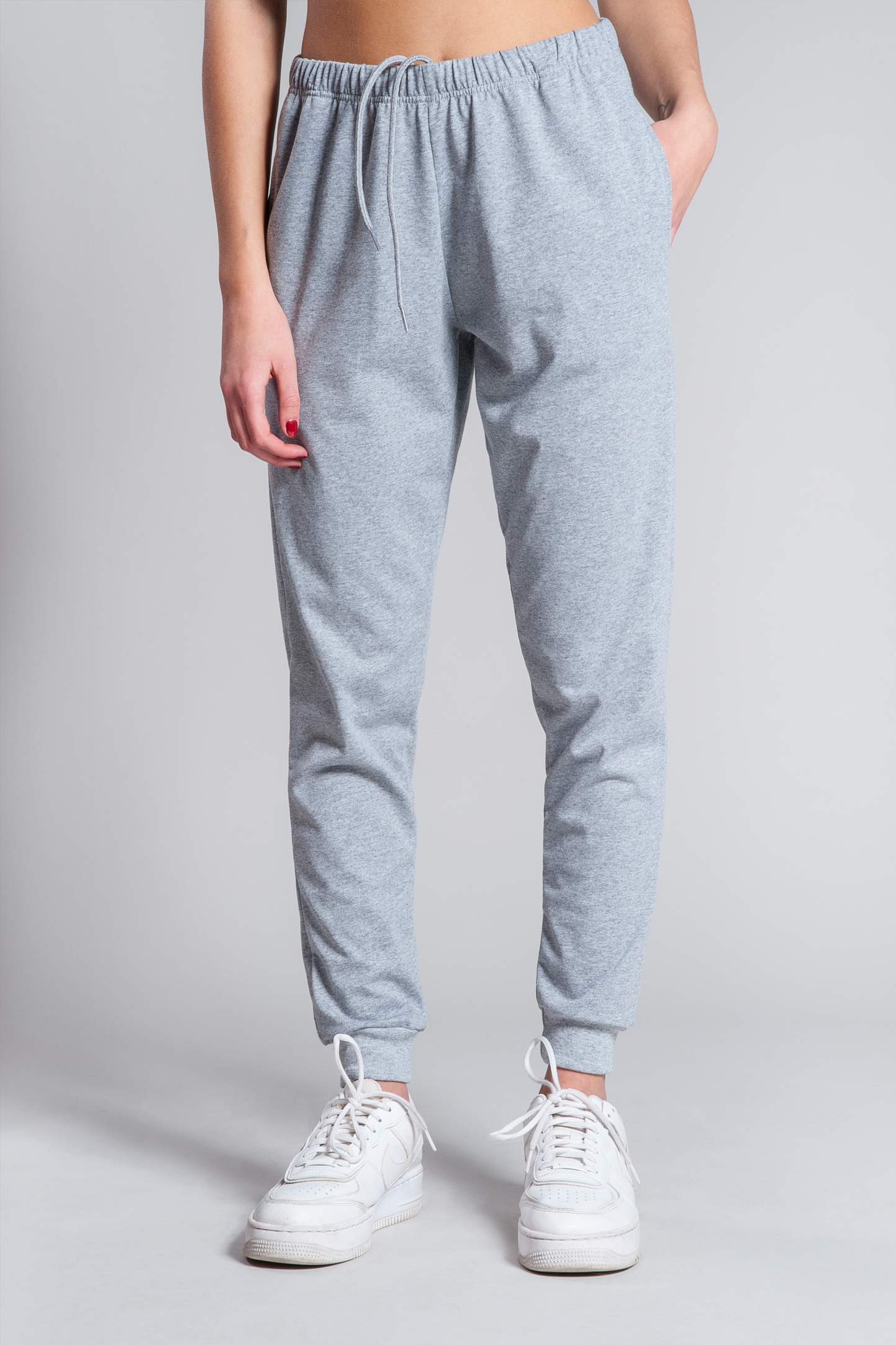 Pantalones Timmy Urban Fit 100% algodón. 170 g/m² Gris jaspeado claro XS