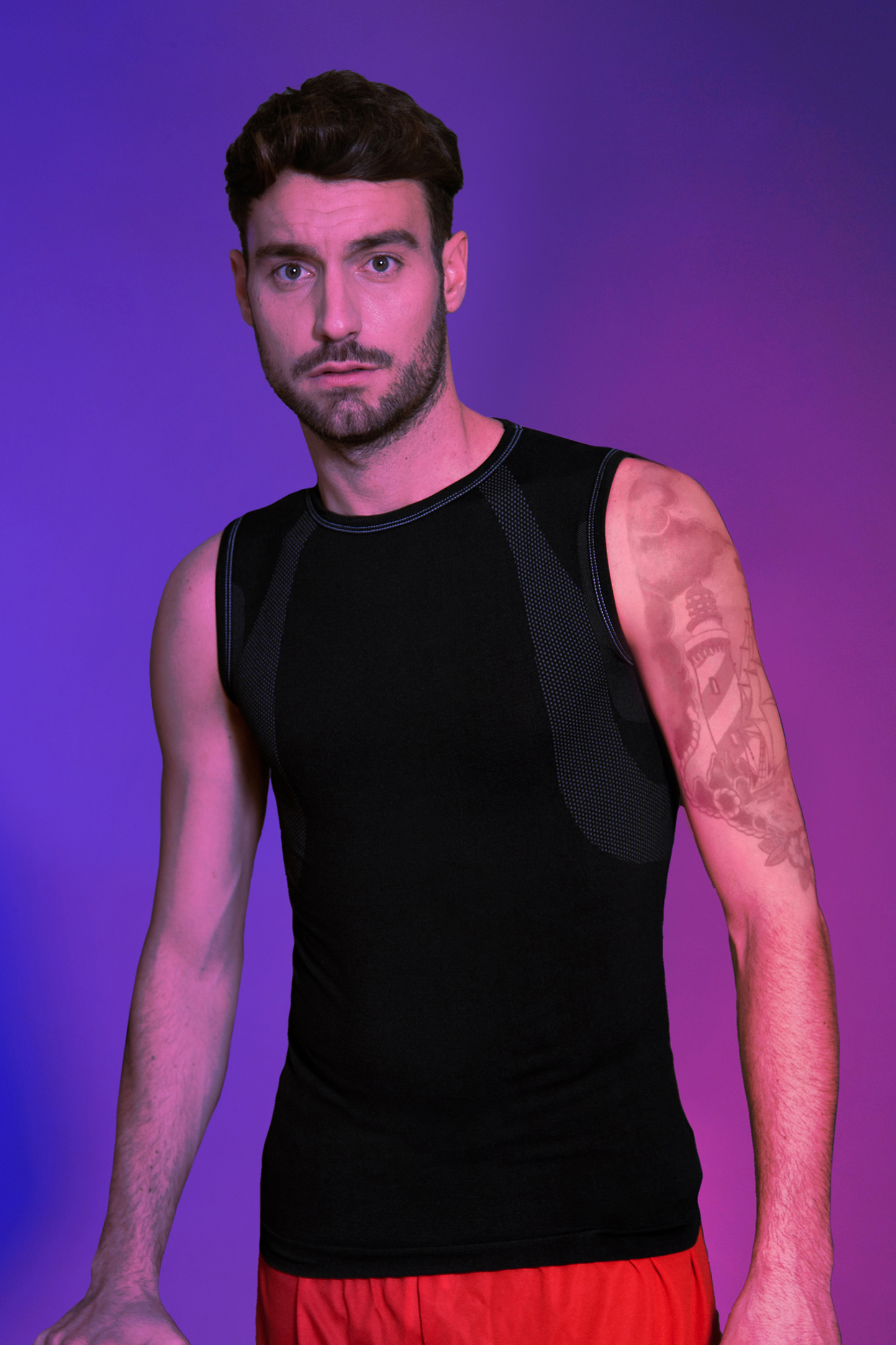 Base Thermal Unisex Jersey G/C 85/5/10% Pol/Pam/El Dark Shadow/Greggio XS/S