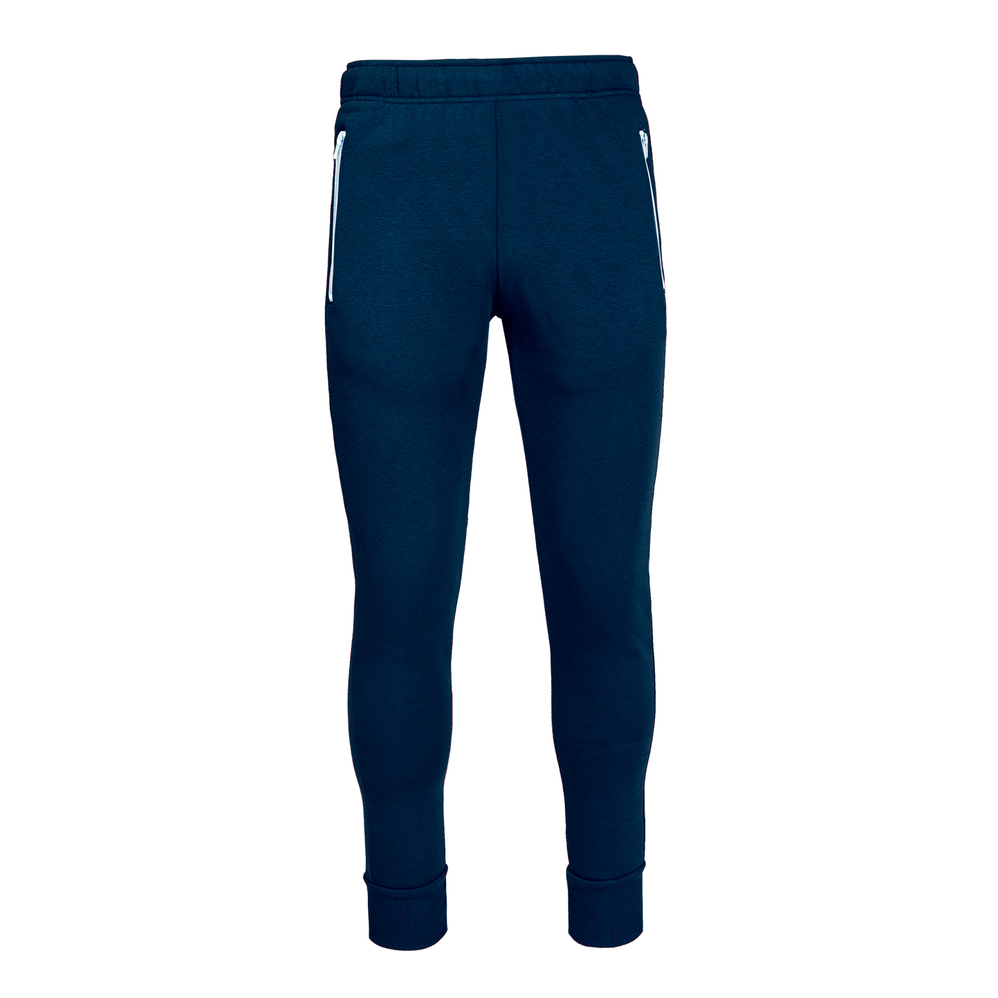 Pantalones deportivos casuales y suaves, 75 % algodón/25 % poliéster, 280 g, negro/negro, talla XS - NY99 - Azul/Blanco XS