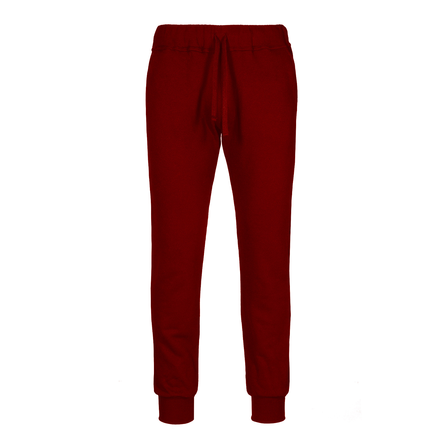 Pantalones de felpa ajustados F/Terry 70/30% algodón/polímero 240 gr Negro XS - 48 - Burdeos Sport XXS 1/2 años