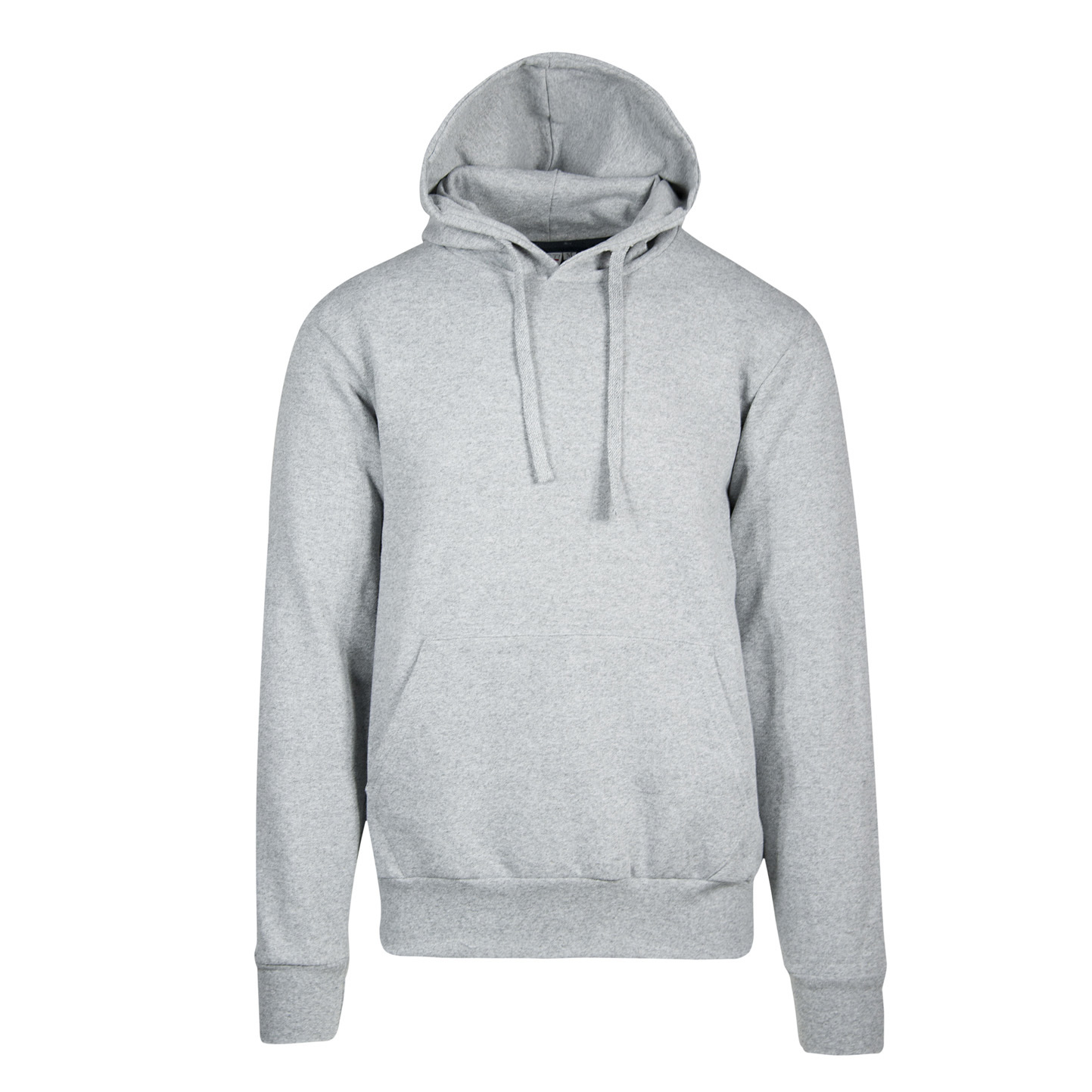 Sudadera con capucha de felpa 70/30% algodón/poliéster 240 gr/m2 Negra XS - 75 - Ceniza