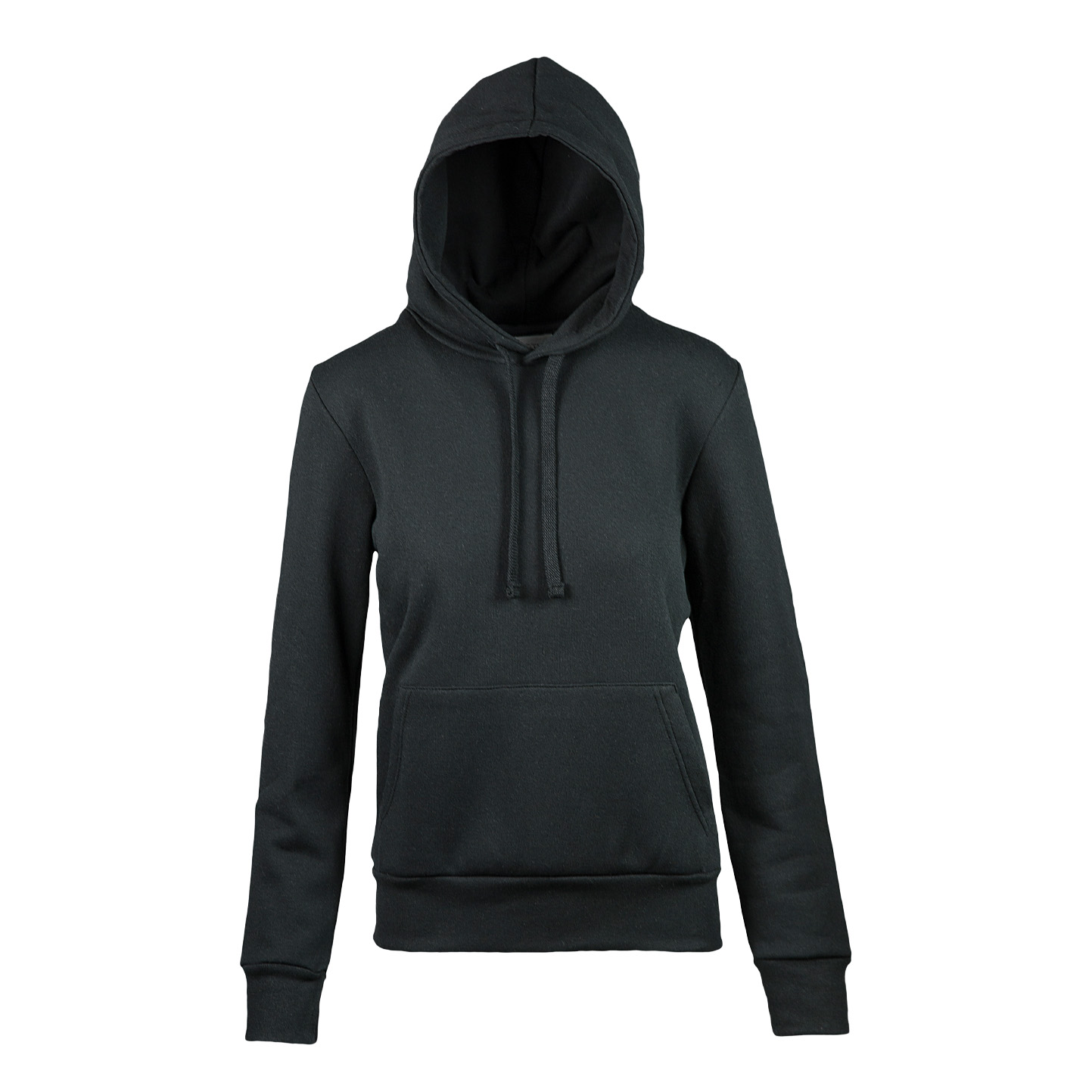 Sudadera con capucha F/Terry para mujer, 70 % algodón/30 % poliéster, 240 g/m², negra, talla S - 12 - Negro