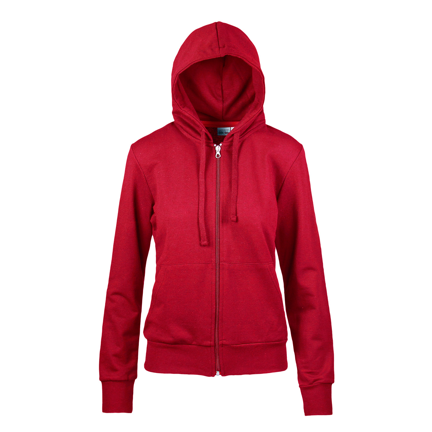 Sudadera con capucha y cremallera para mujer, 70 % algodón/30 % poliéster, 240 g, color negro, talla S - 28 - Red Sport XXS 1/2 años