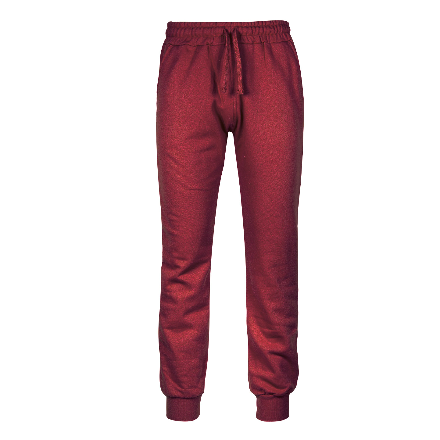 Pantalones de felpa ajustados 70/30% algodón/poliéster 280 gr/m2 Negro XS - 48 - Burdeos Sport XXS 1/2 años