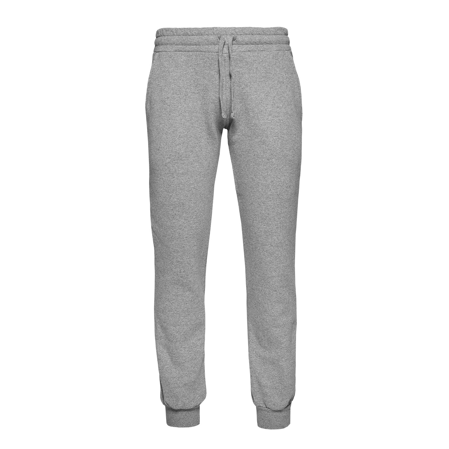 Pantalones de felpa ajustados 70/30% algodón/poliéster 280 gr/m2 Negro XS - 75 - Ceniza