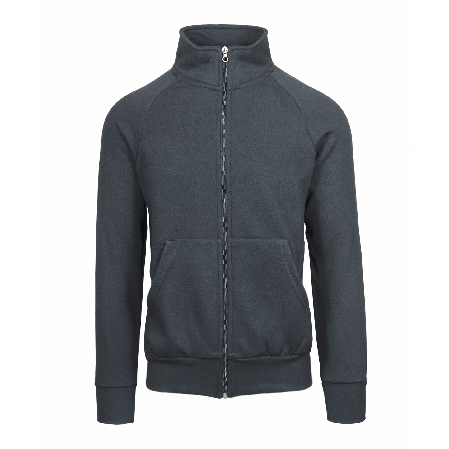 Chaqueta ECO unisex con cremallera frontal, 50 % algodón/50 % poliéster, R.280, negra, ECO XS - 22E - Cable ECO XS