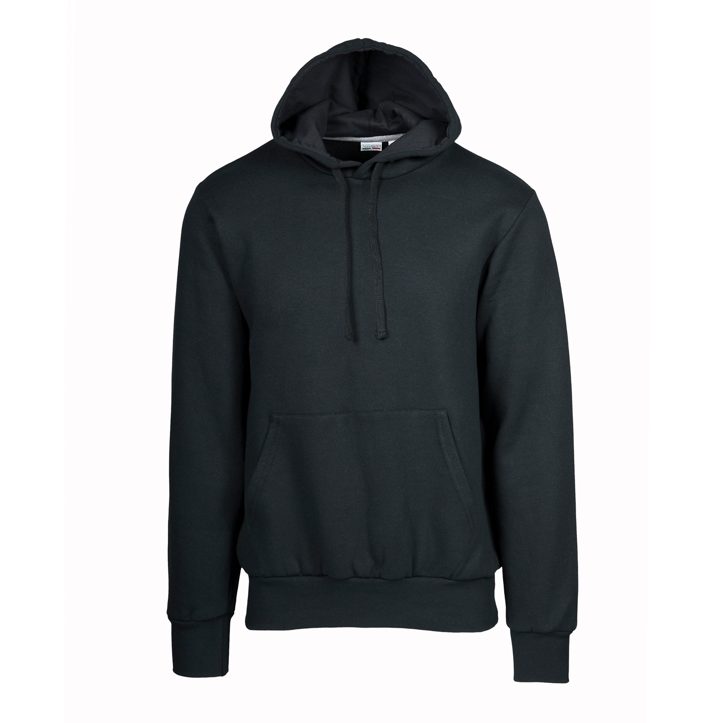 Sudadera con capucha ECO. Unisex, 50 % algodón/50 % poliéster. 280 g/m². Color negro. Talla XS. - 12E - Negro ECO XS