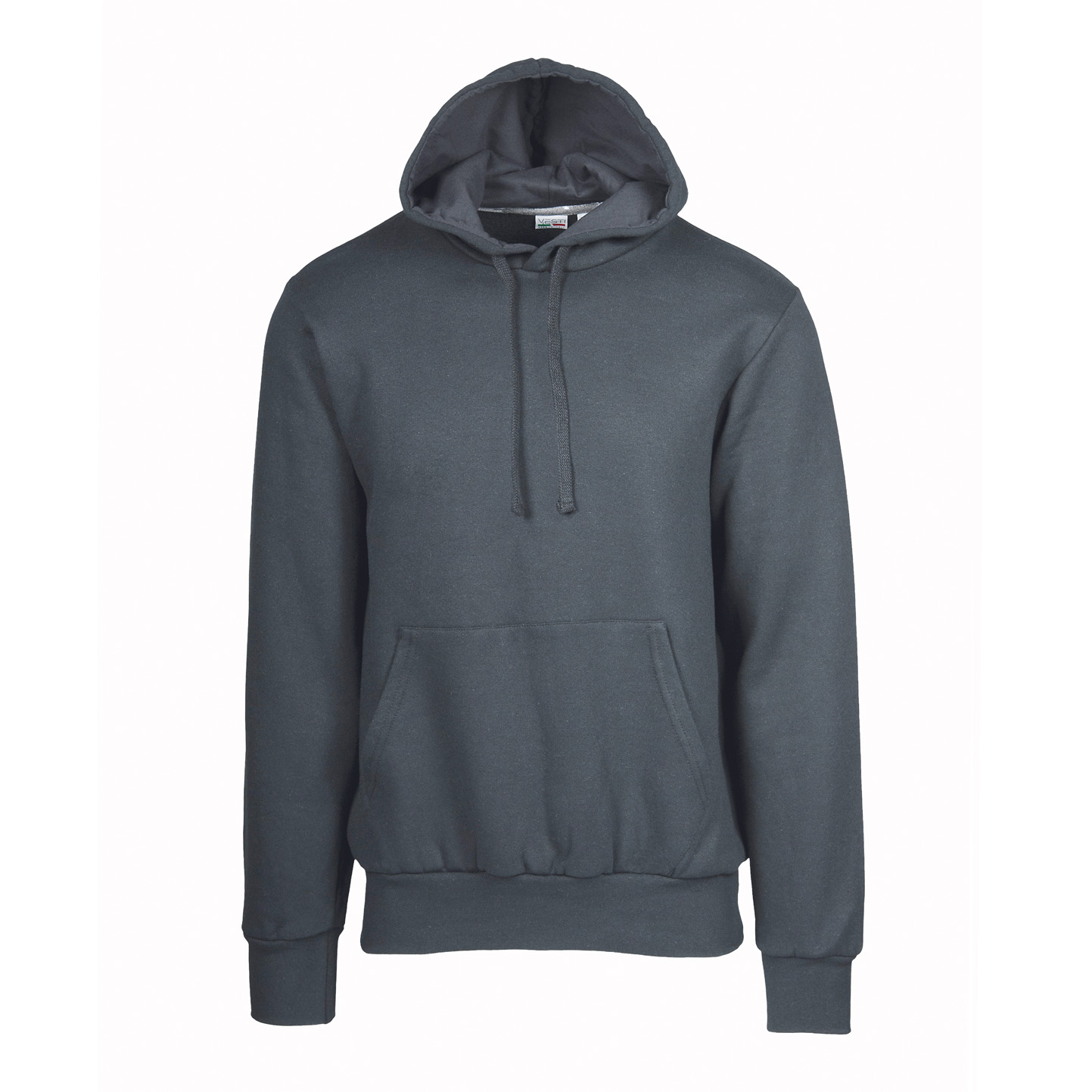 Sudadera con capucha ECO. Unisex, 50 % algodón/50 % poliéster. 280 g/m². Color negro. Talla XS. - 22E - Cable ECO XS