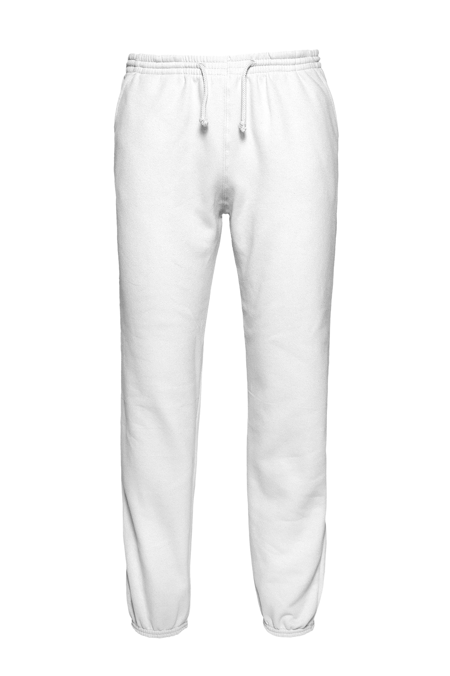 Pantalones de felpa 70/30% algodón/poliéster 280 gr/m2 Negro XXS - 99 - Blanco XS