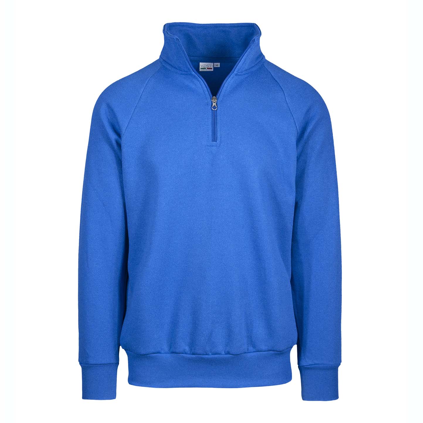 Sudadera de felpa con cuello con cremallera, 70 % algodón/30 % poliéster, 240 g/m², color negro, talla XS. - 27 - Royal Sport XXS 1/2 años