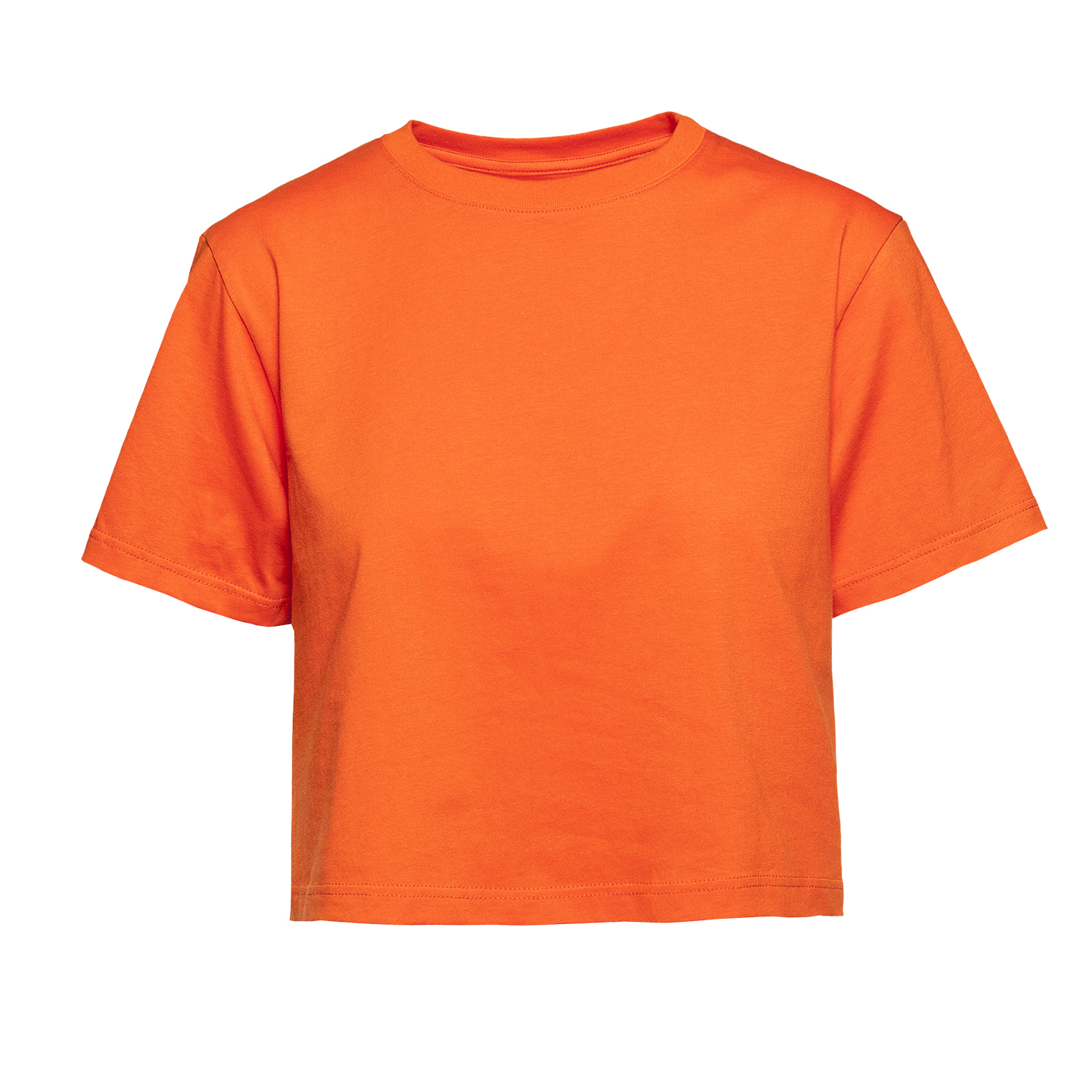 Camiseta corta para mujer G/CM/C 100% algodón 140 g/m2 Gris jaspeado claro XS - Naranja XS