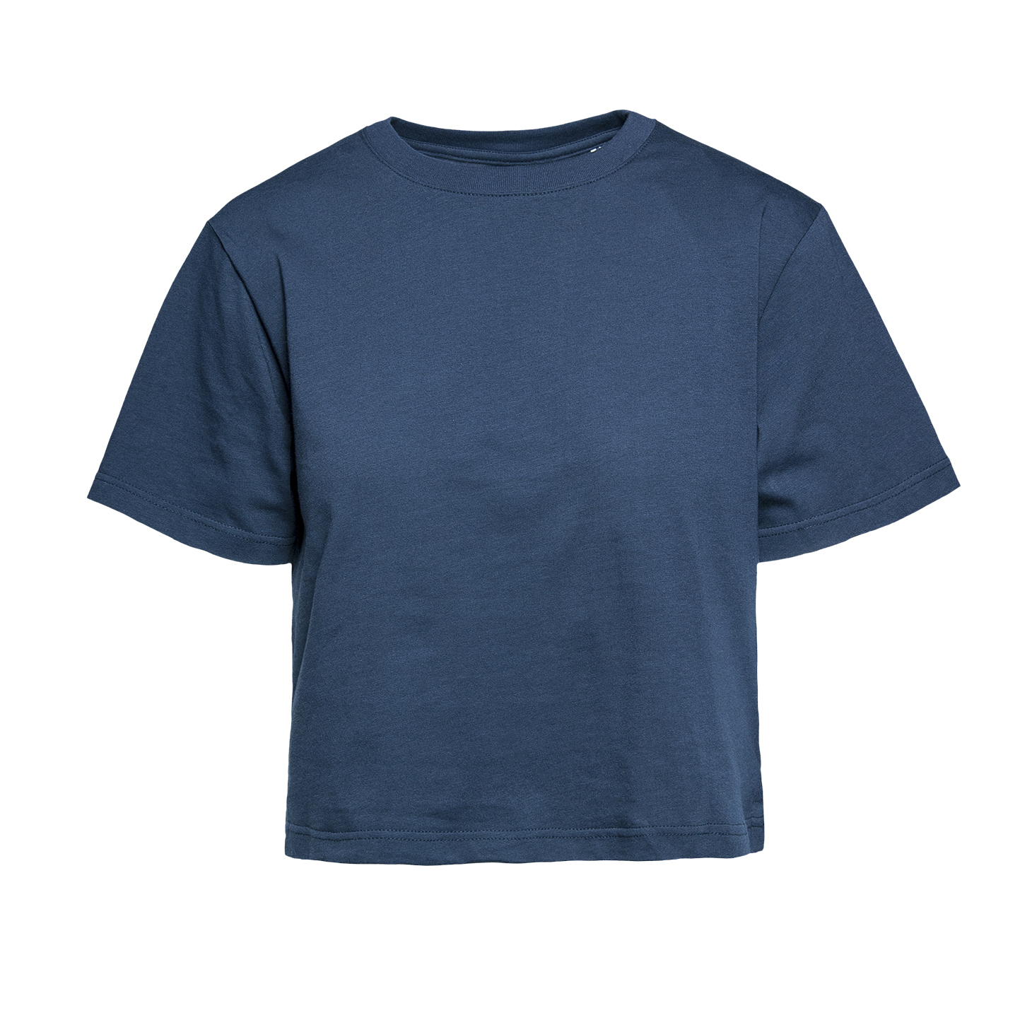 Camiseta corta para mujer G/CM/C 100% algodón 140 g/m2 Gris jaspeado claro XS - Azul marino XS 3/4 años