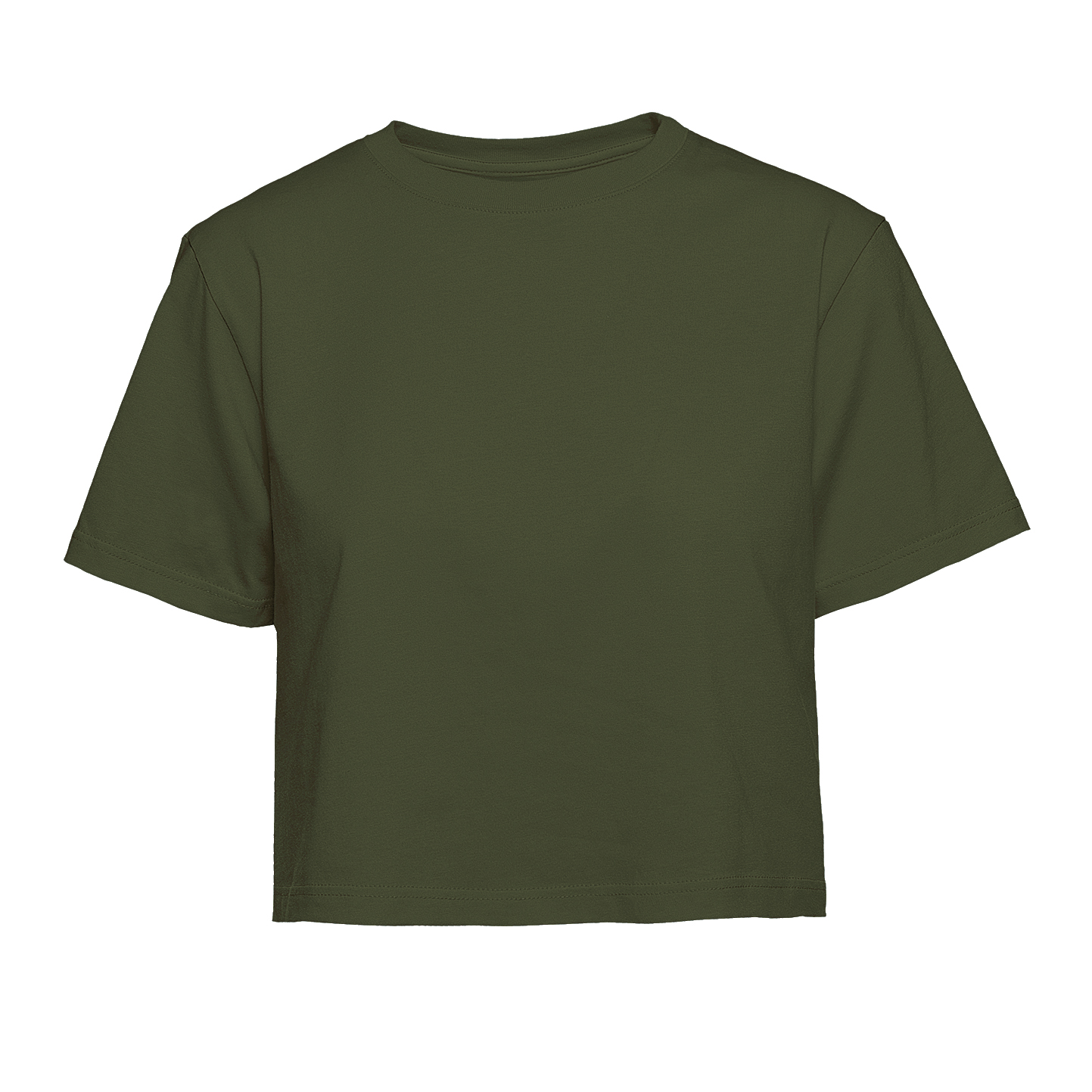Camiseta corta para mujer G/CM/C 100% algodón 140 g/m2 Gris jaspeado claro XS - Verde militar XS