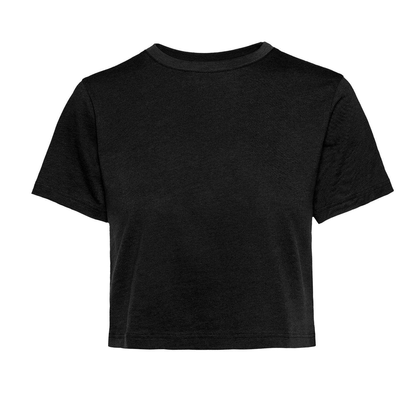 Camiseta corta para mujer G/CM/C 100% algodón 140 g/m2 Gris jaspeado claro XS - Negro