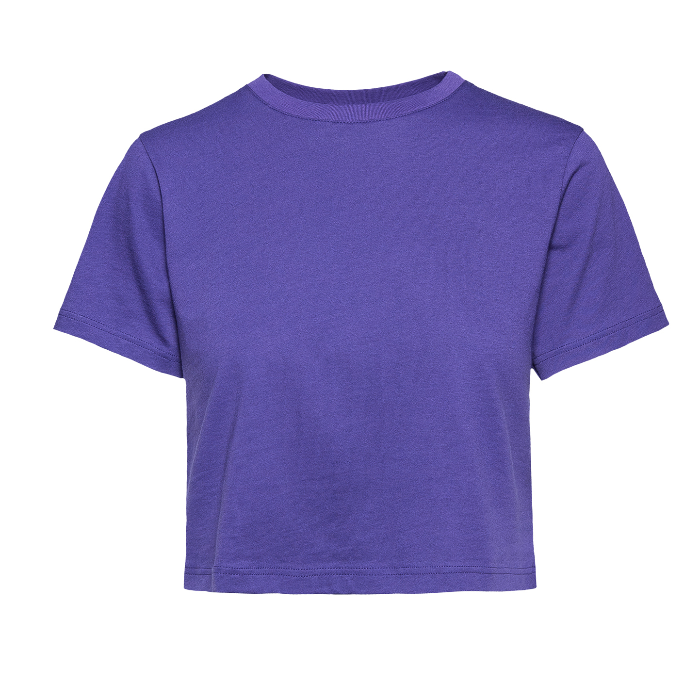 Camiseta corta para mujer G/CM/C 100% algodón 140 g/m2 Gris jaspeado claro XS - Morado XS