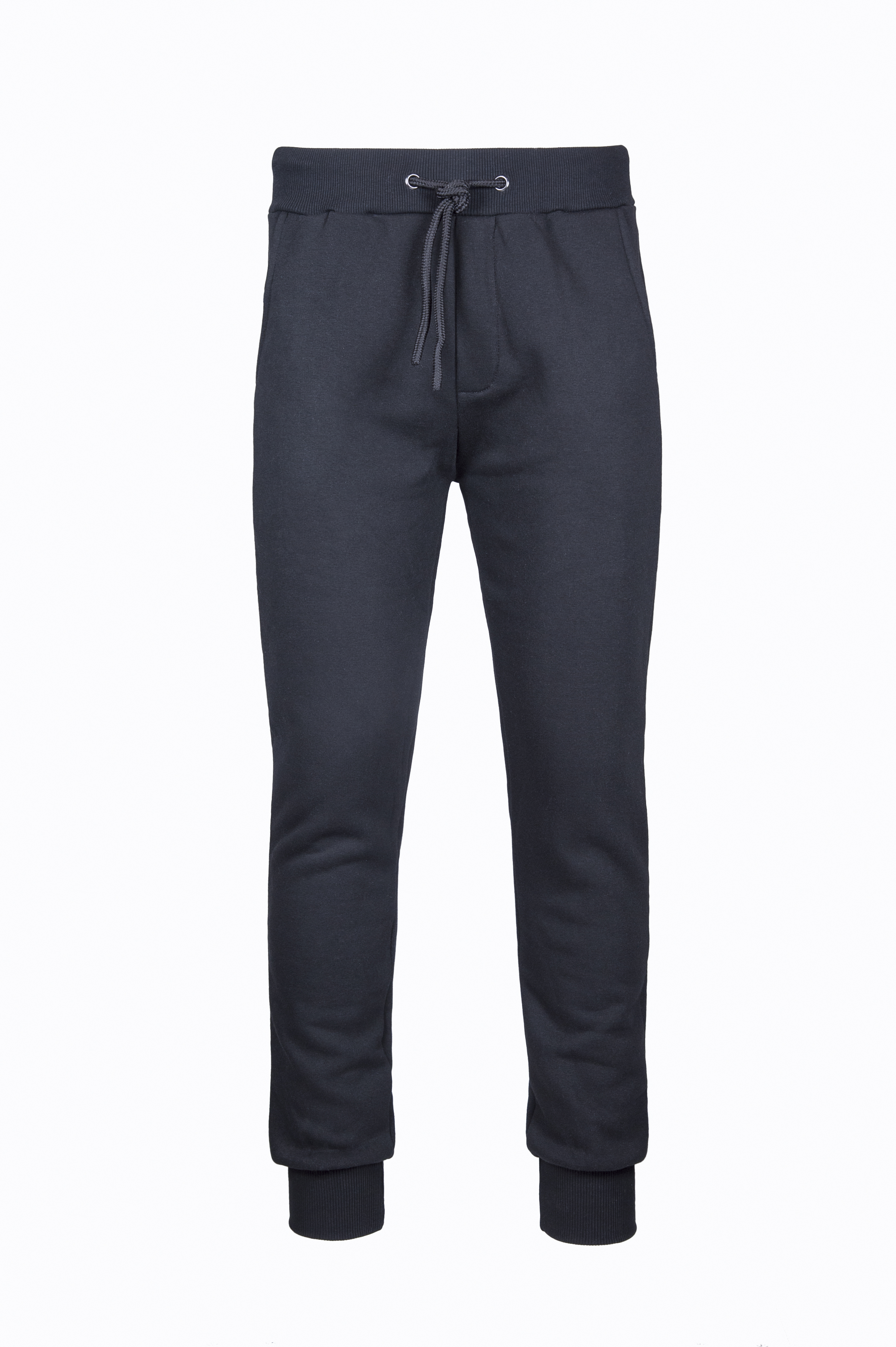 Pantalones de felpa 75/25% algodón/poliéster 320 gr/m2 Negro Talla S - NY - Azul marino XS 3/4 años