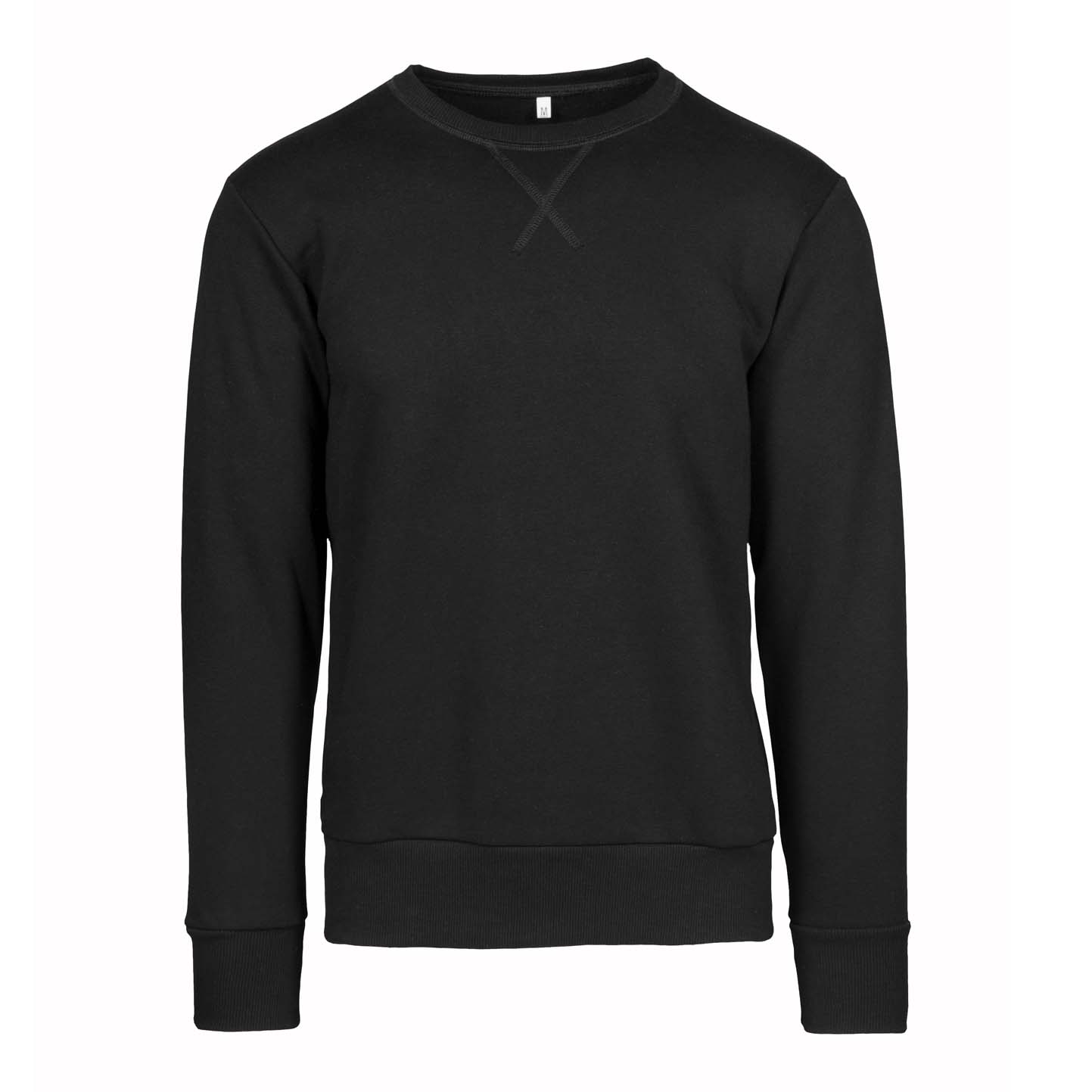 Sudadera suave de felpa G/C 100% algodón. 320 g/m² Negra XS - 12 - Negro