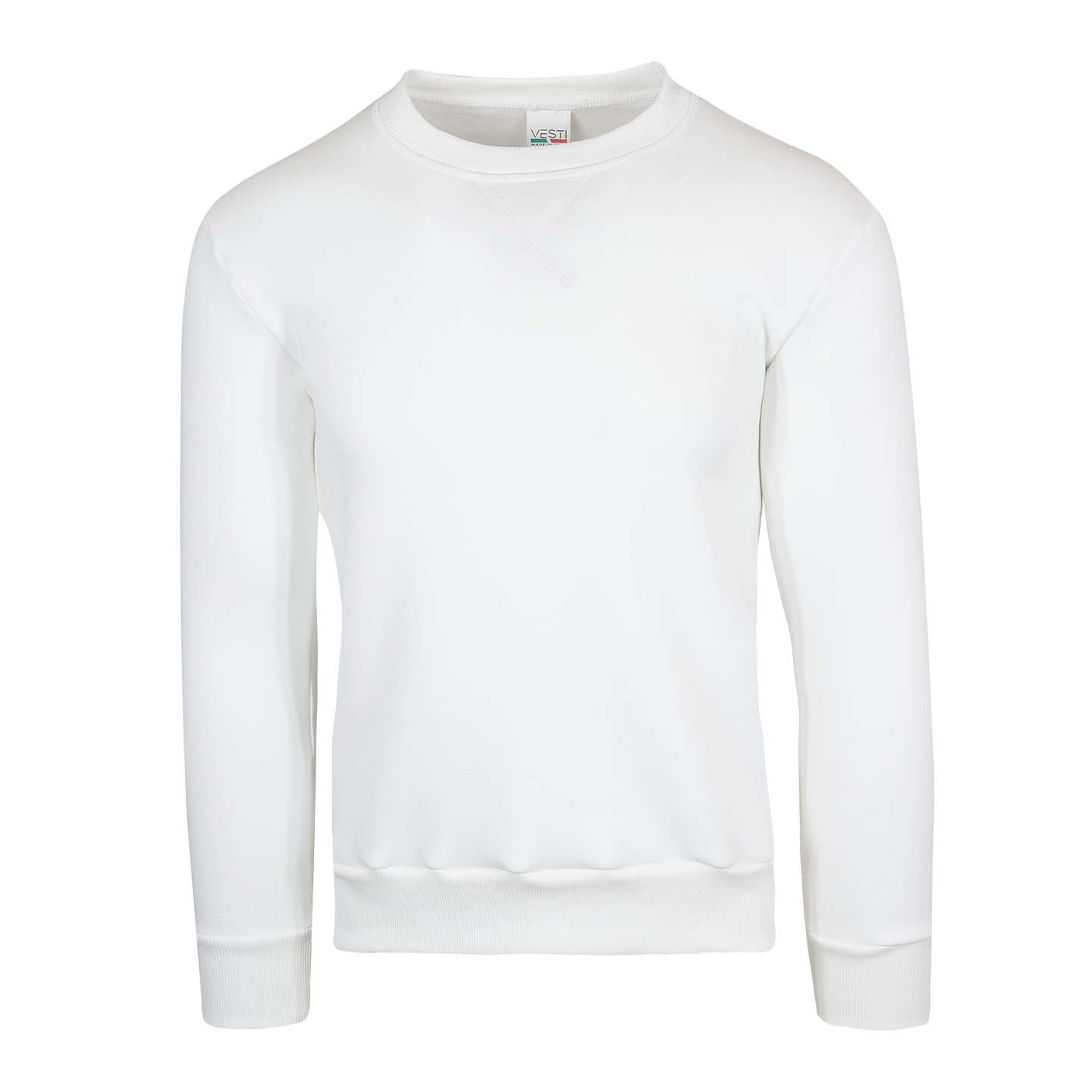 Sudadera suave de felpa G/C 100% algodón. 320 g/m² Negra XS - 98 - Blanco crema S