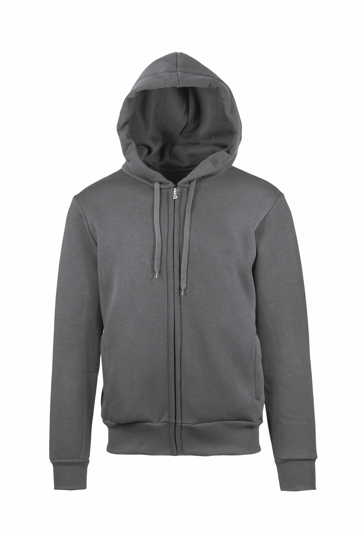 Sudadera Soft Capp/Zip 75/25% algodón/poliéster 320 gr/m2 Negra XS - PS - Plomo Oscuro XS